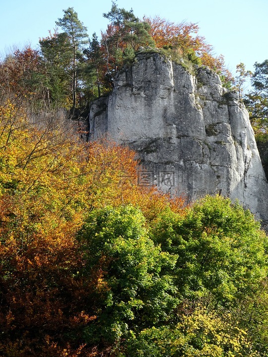 pieskowa skała 城堡,波兰,国家公园
