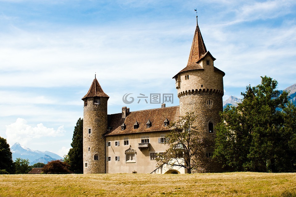 城堡,结构,中世纪