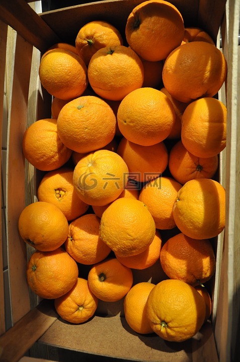 橘子,橙色的框,脐橙