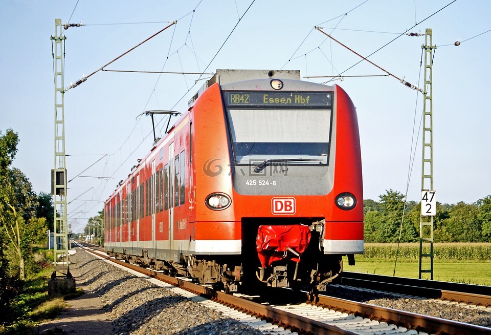 的s bahn,区域的火车,münsterland