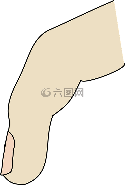 食指,扣扳机的手指,手指