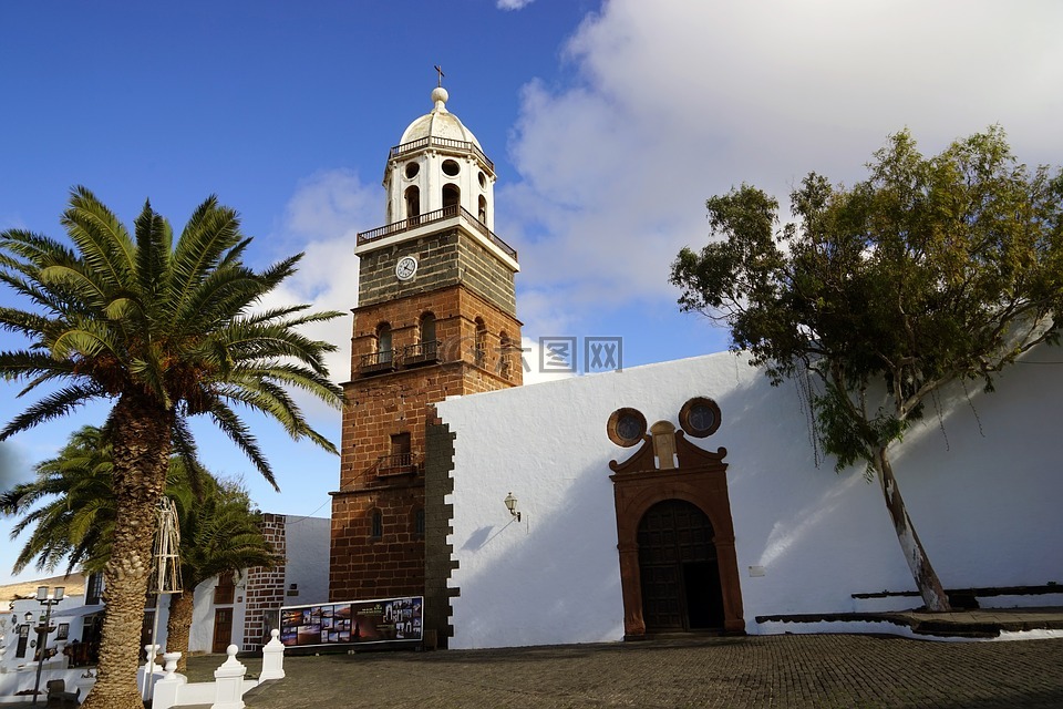 teguise,教会,兰萨罗特岛