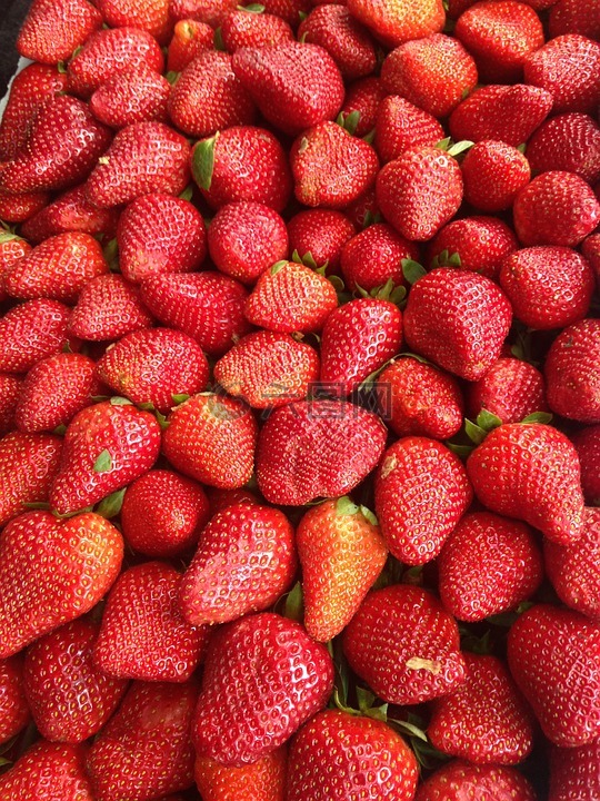 草莓,甜点,有机