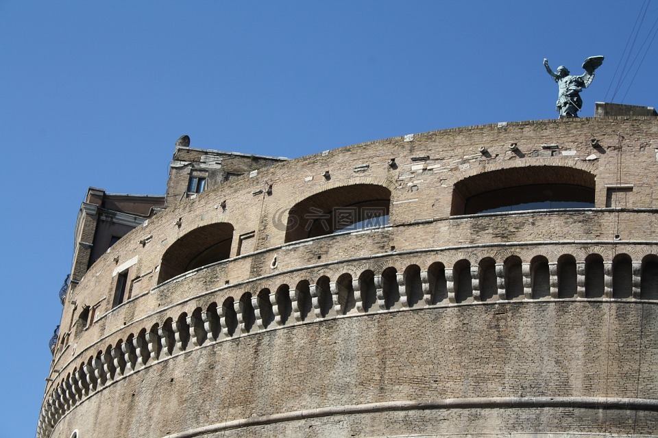 罗马,城堡,塔