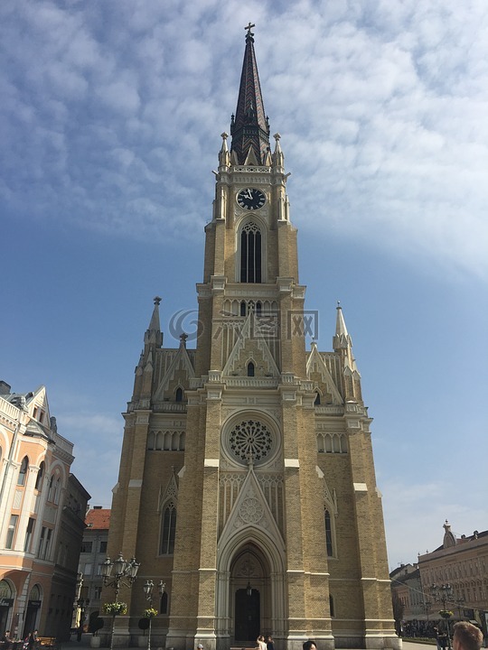 教堂,塞尔维亚,哥特式建筑