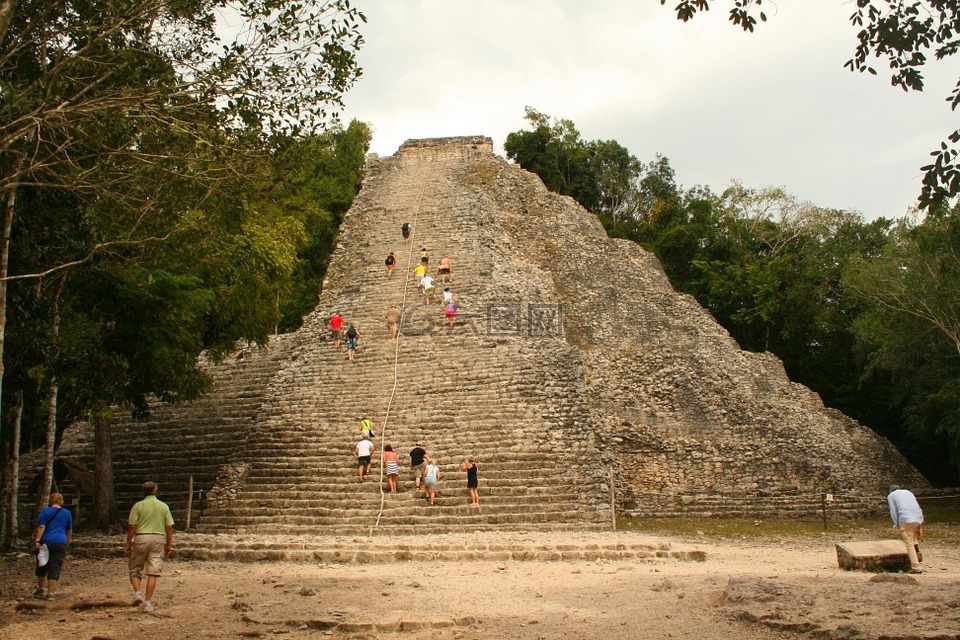 金字塔,玛雅文化,历史