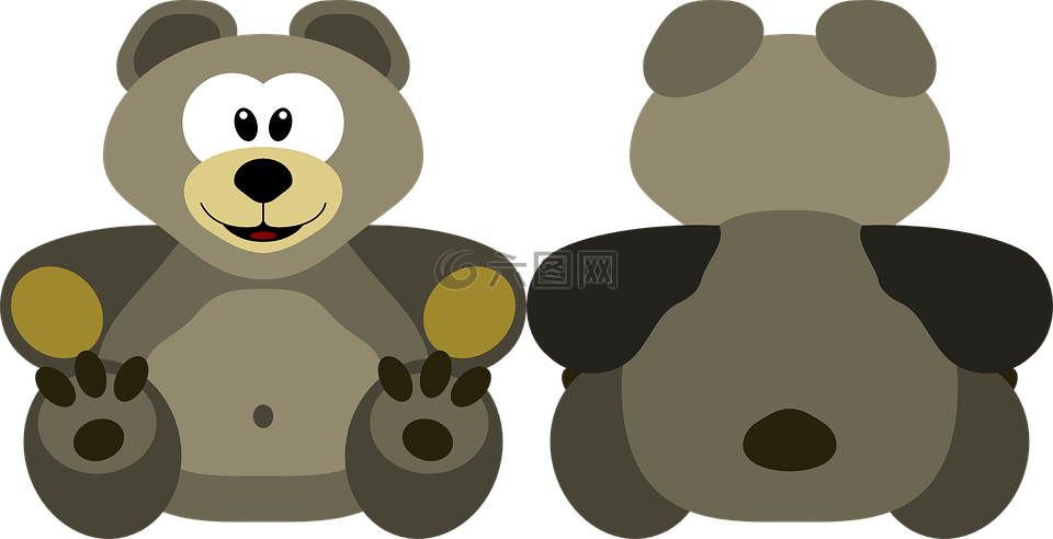 玩具熊,熊,knuffig