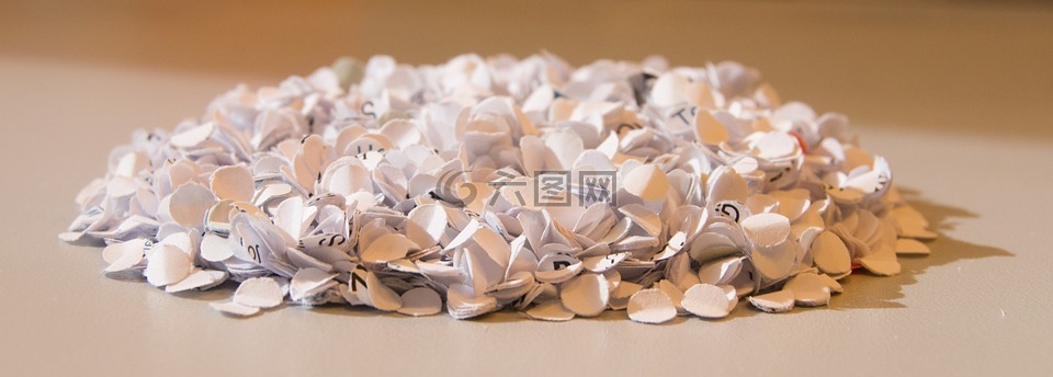 冲,打孔,废弃物