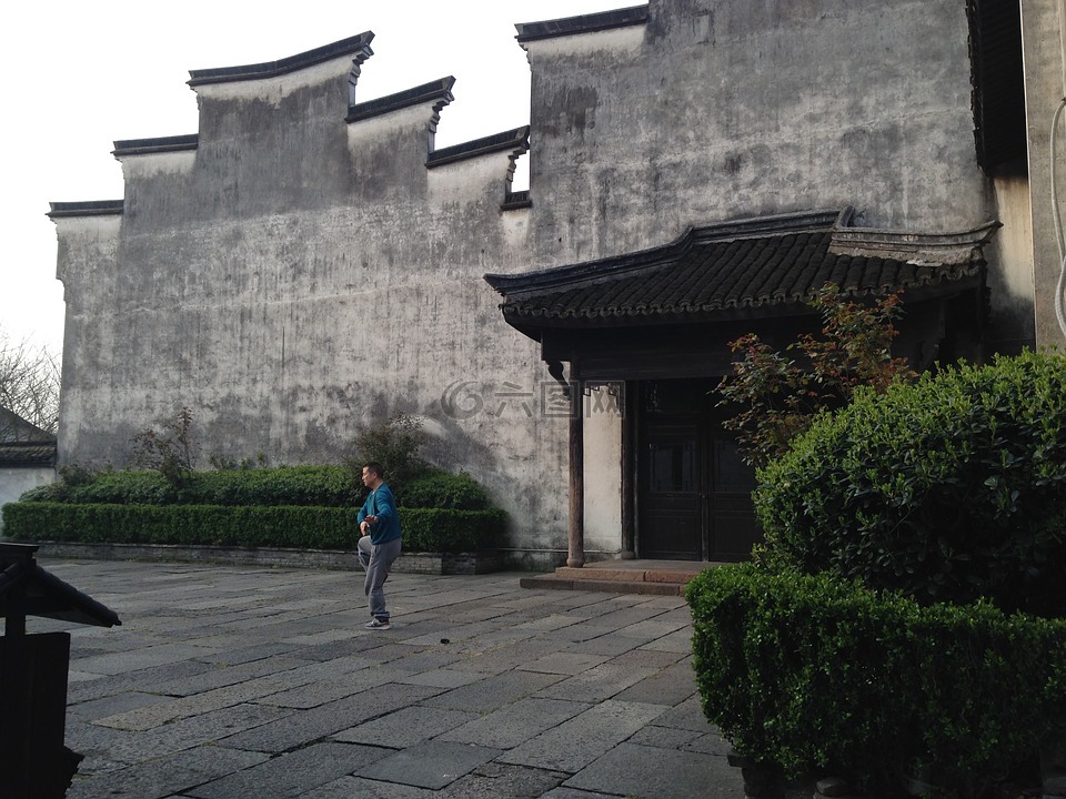古风,建筑,杭州