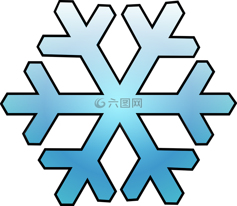 冷,雪,雪花