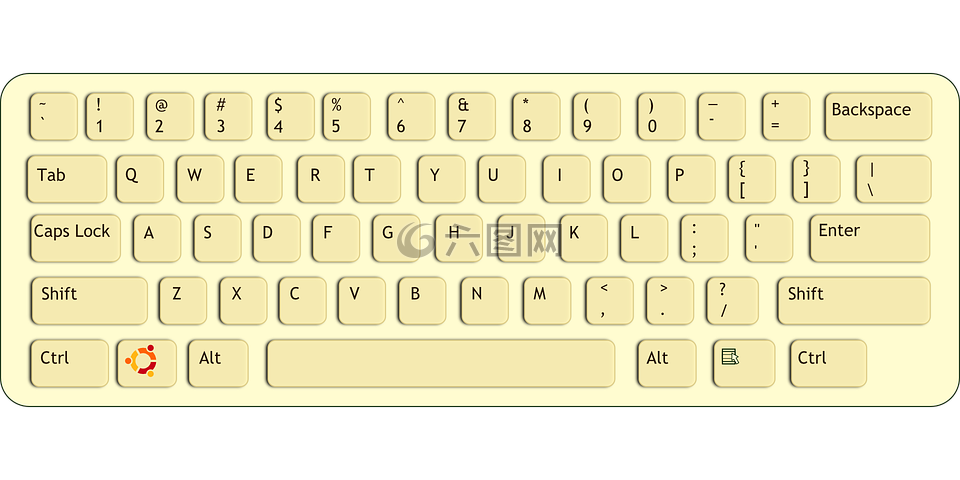 键盘,标准键盘,ubuntu