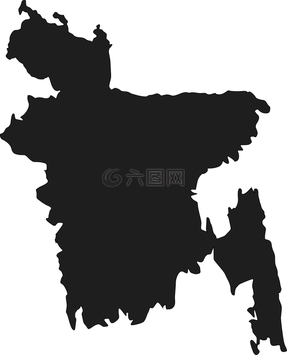 孟加拉国,孟加拉,地图