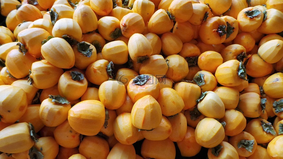 甜柿,柿饼,水果