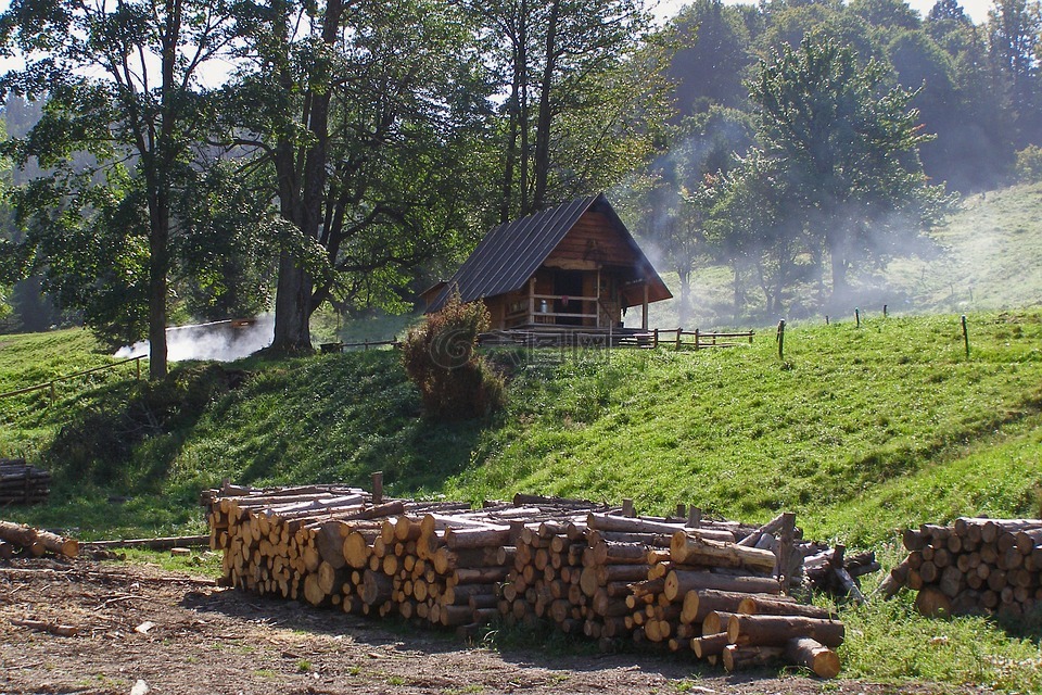 棚屋,山寨,山