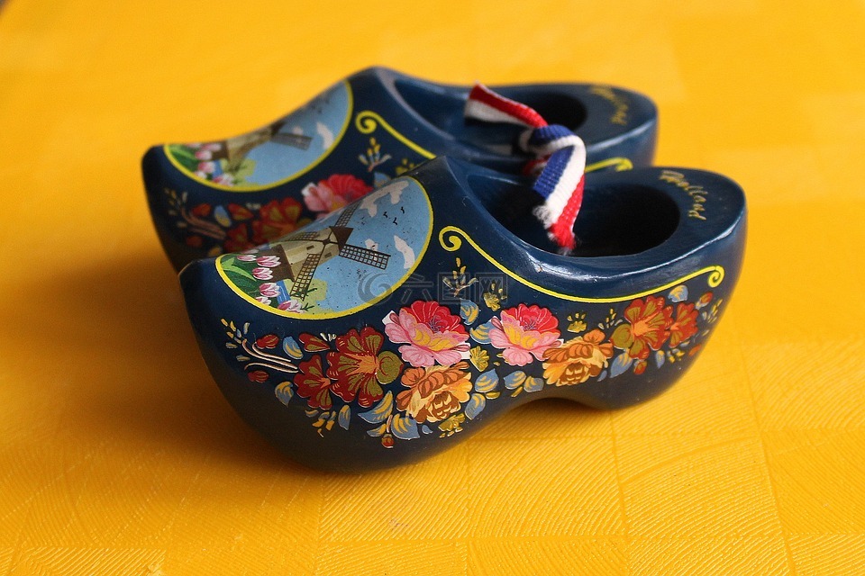 木屐,荷兰的鞋子,装饰