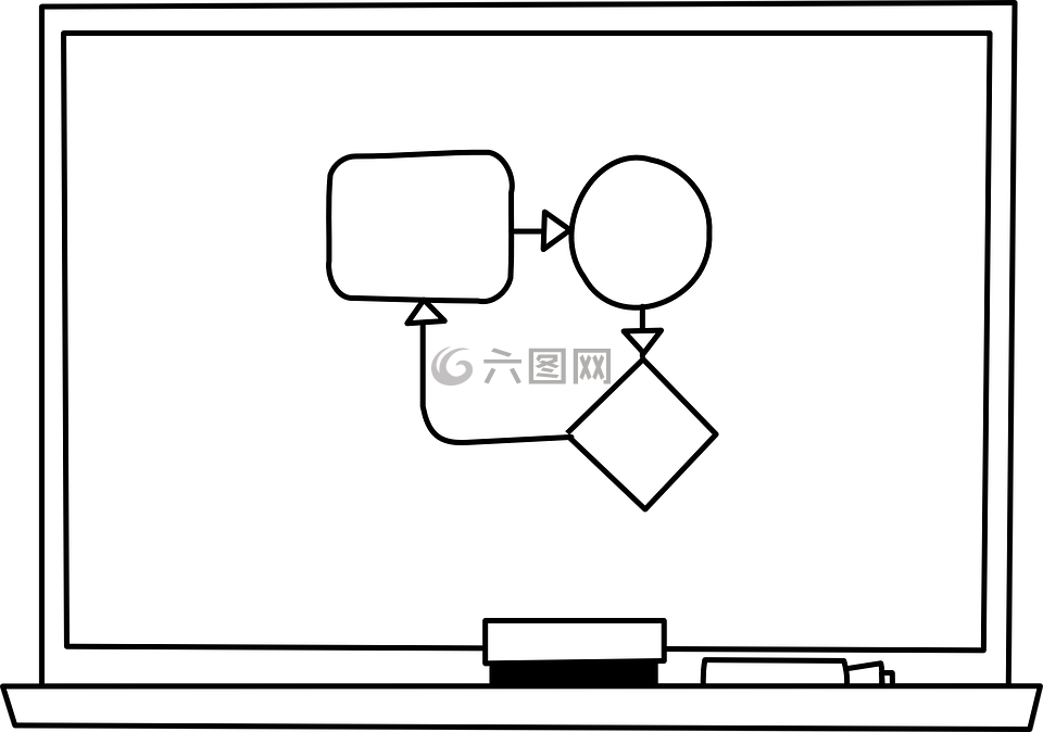 黑板,学校,白板