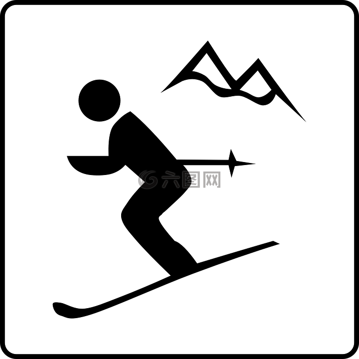 滑雪,体育,连道落山