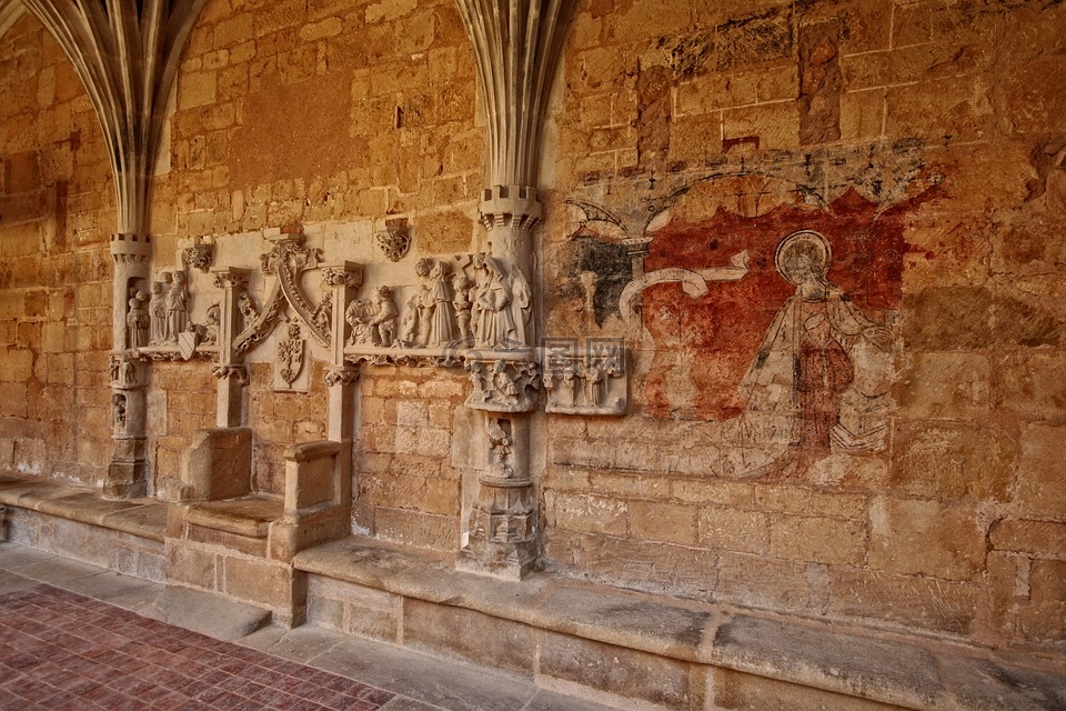 修道院的卡杜安修道院,多尔多涅省,佩里戈尔