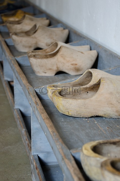 木底鞋,klompenrek,荷兰