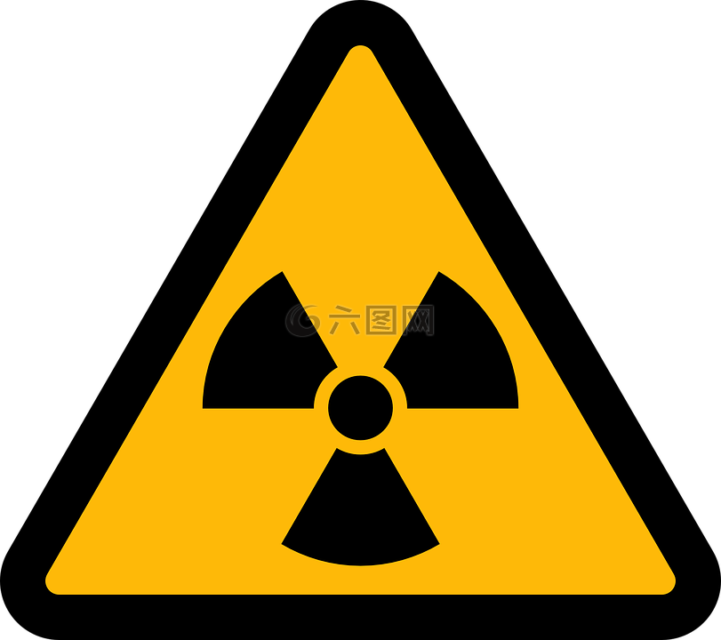 放射性,符号,警告