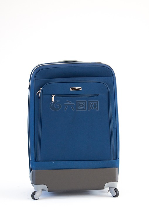 手提箱,旅行,蓝色