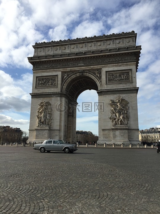 凯旋门,法国,巴黎