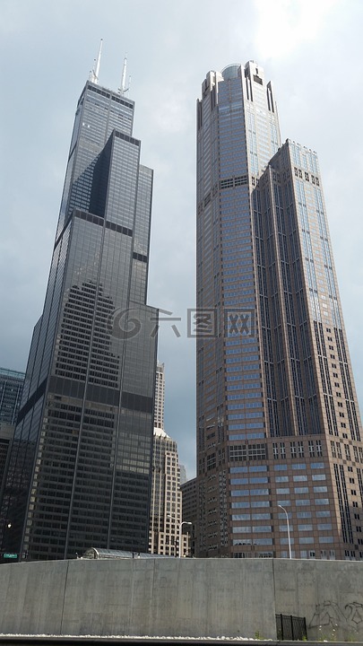 芝加哥,西尔斯大厦,塔