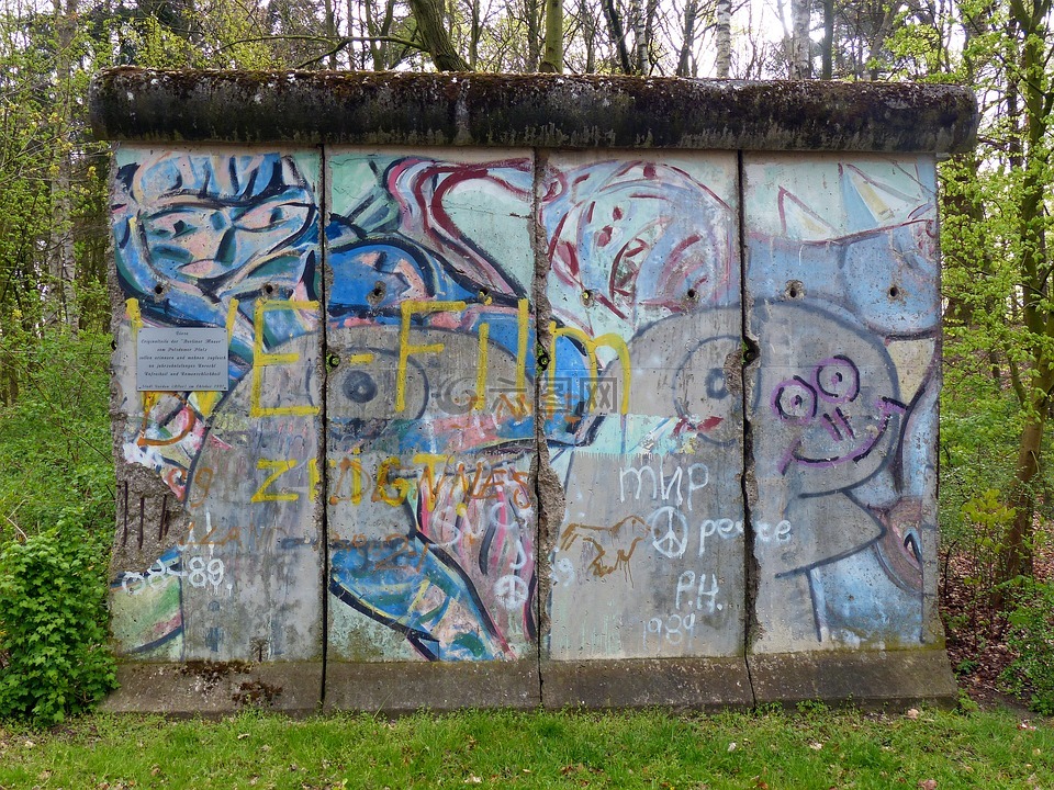 墙,柏林墙,边界墙
