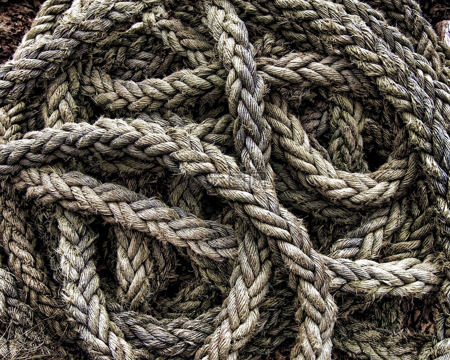 绳,编织物,编织