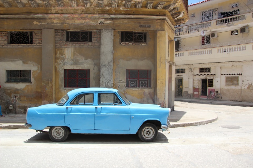 古巴,为,蓝色