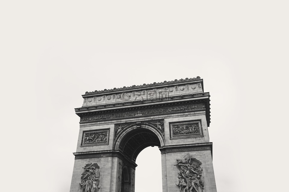 弧 de 凯旋门 de l' 广场,凯旋门,法国