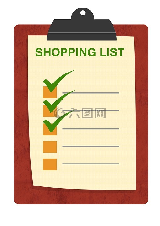 列表,购物清单,董事会