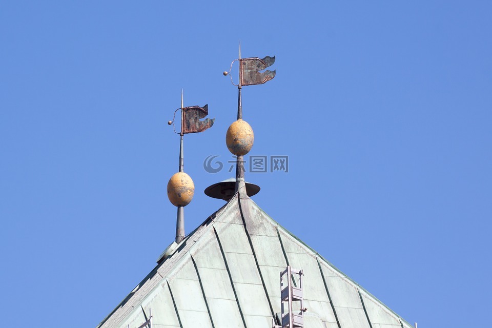 天气风向标,塞壬,屋顶