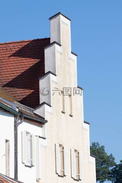 wasserburg,城堡,窗口