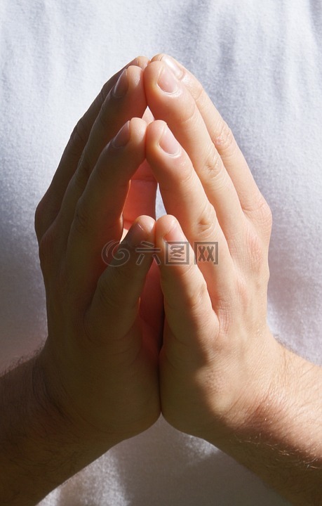 手,冥想,祈祷
