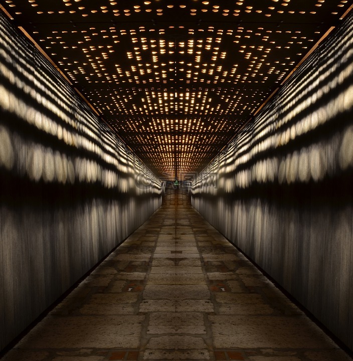 隧道,布达佩斯,照明