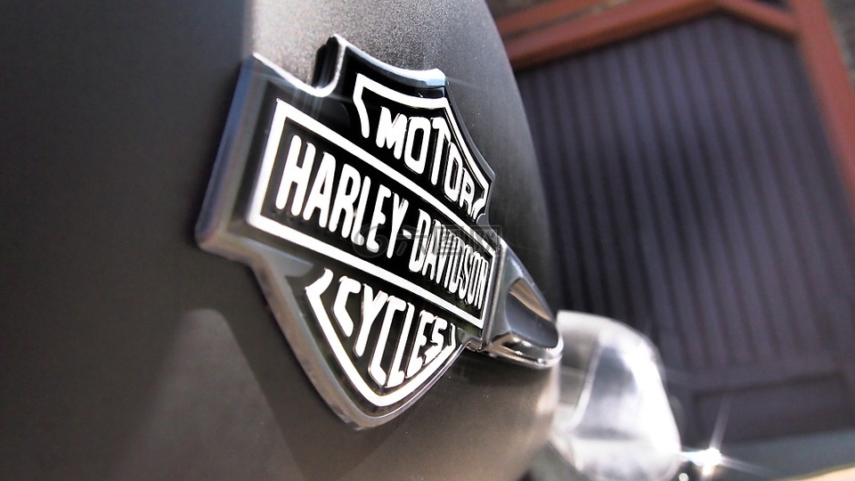 哈雷戴维森标志摩托车