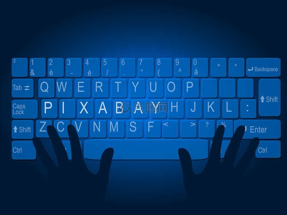 键盘,pixabay