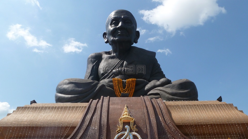 琅勃拉邦大埔 tuad,佛,佛教