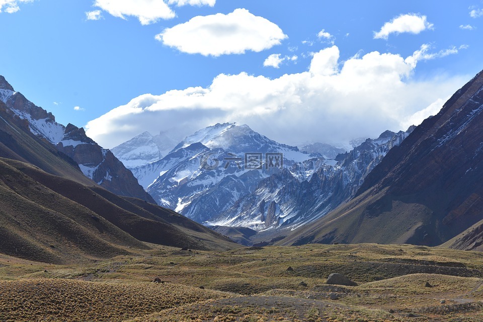 安第斯山脉,山,阿空加瓜