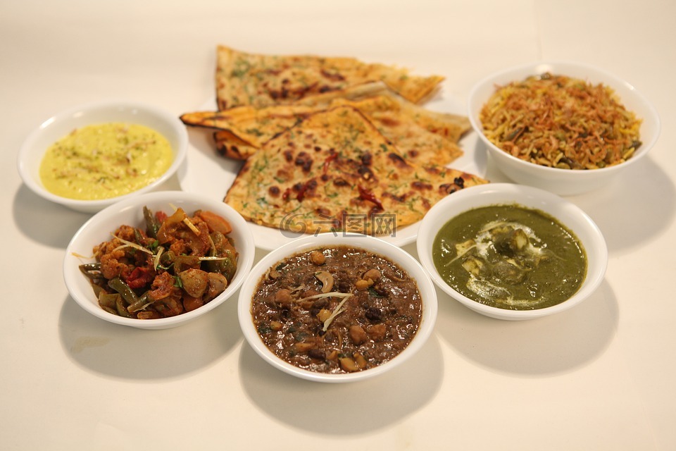 印度食品,塔利,素食