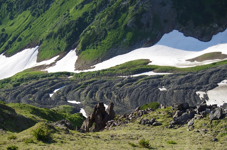 山,火山,熔岩语言