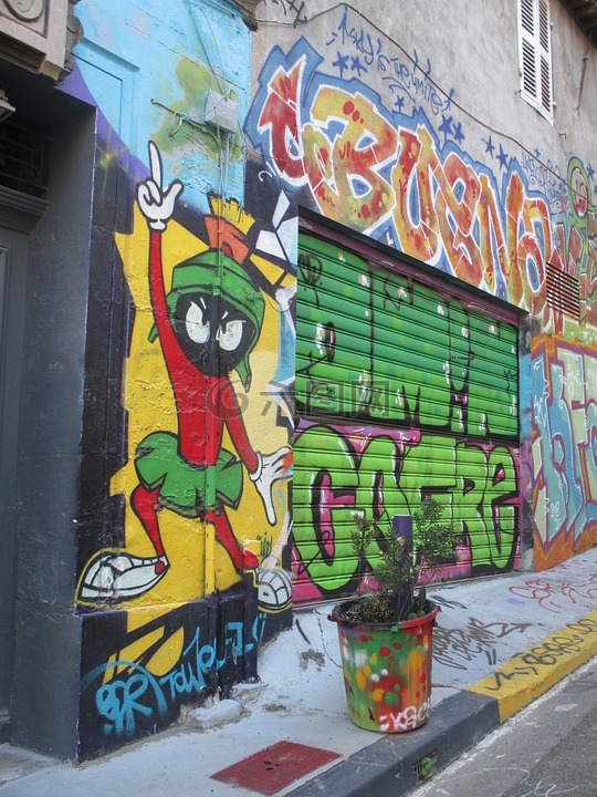 街头艺术,马赛,涂鸦