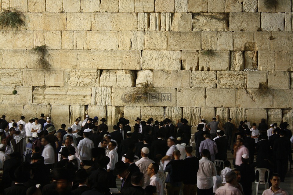 西墙,以色列,祈祷