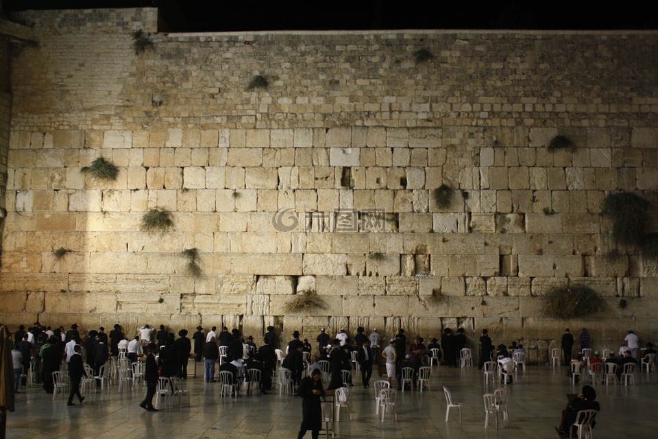 以色列,墙,祈祷
