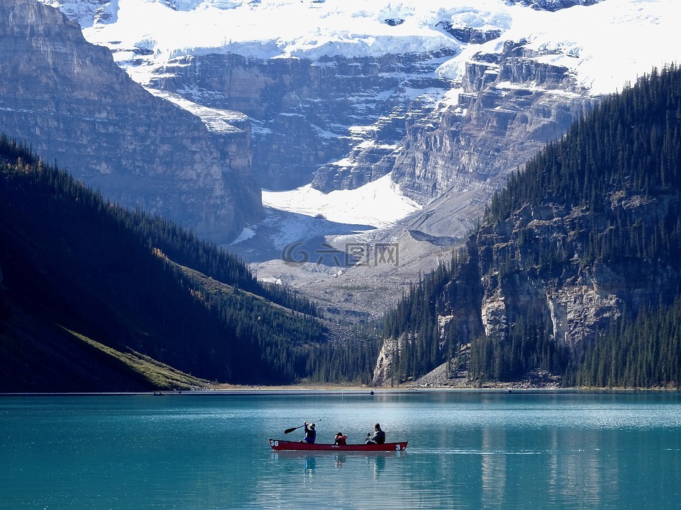 露易丝湖,皮划艇,加拿大
