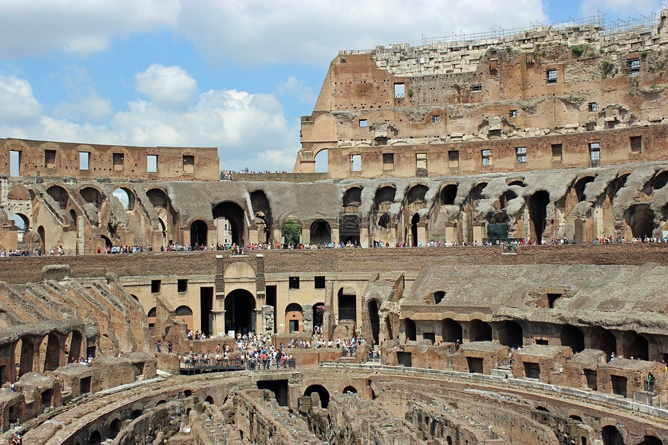 古罗马圆形竞技场,罗马,意大利