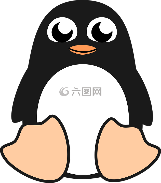 企鹅,鸟,linux