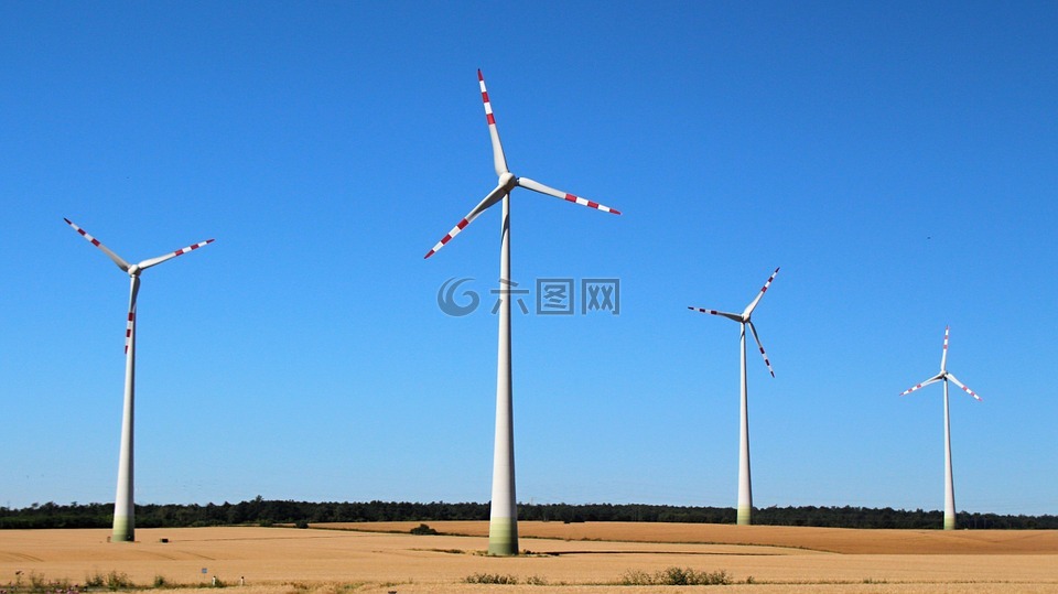 风能,可再生能量,风车