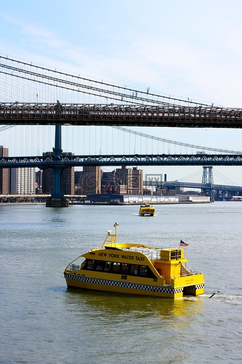 水上出租车,纽约市,曼哈顿